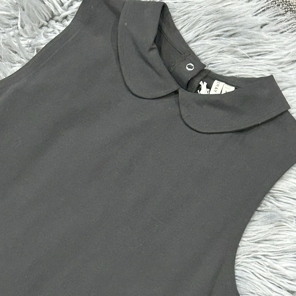 Gray Label Youth Nearly Black Landry Collar Tank Top Size 9/10 NWT
